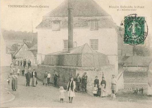 Moulin Delzode le Pont el l'Abreuvoir Tournehem