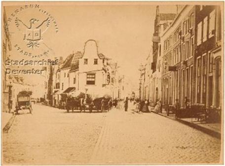 Nieuwstraat circa 1860 Deventer